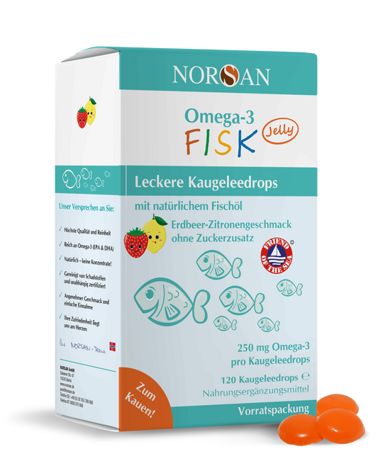 Norsan Omega-3 FISK Jelly à 120Stk.