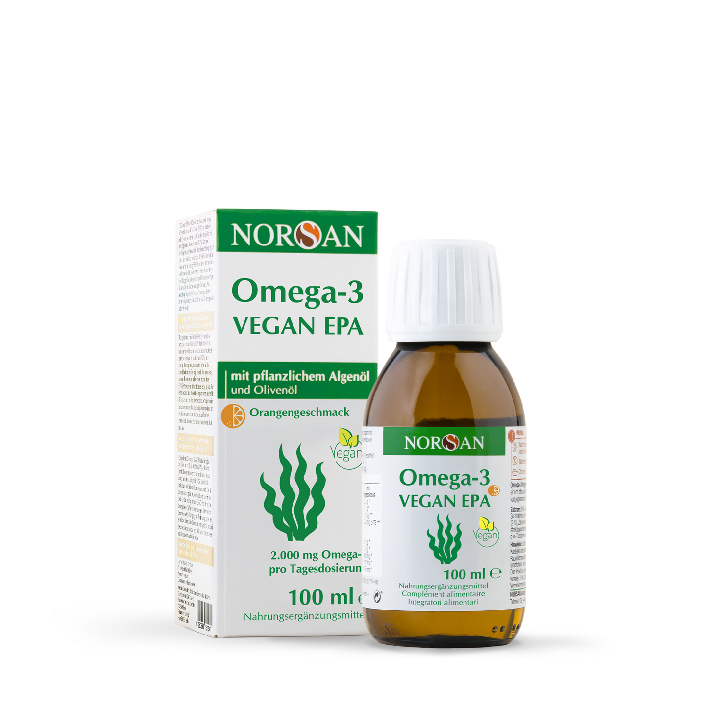 Pflanzliches Algenöl Norsan Omega 3 Vegan EPA