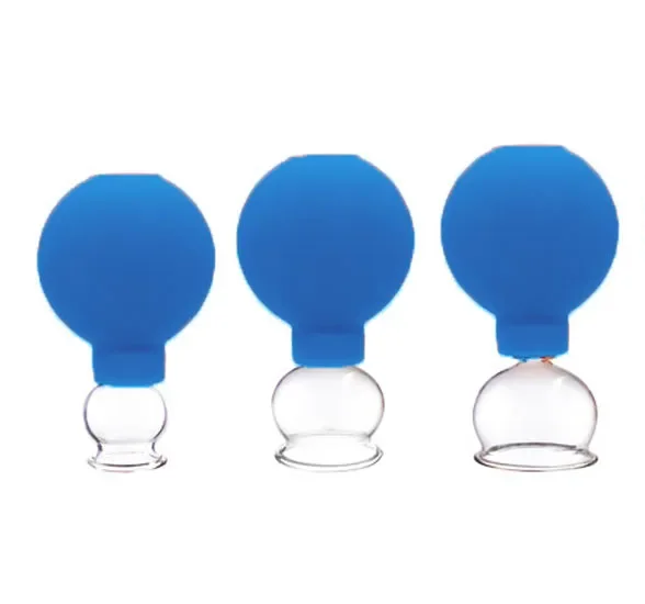 Schröpfgläser mit Ball (verschiedene Grössen)