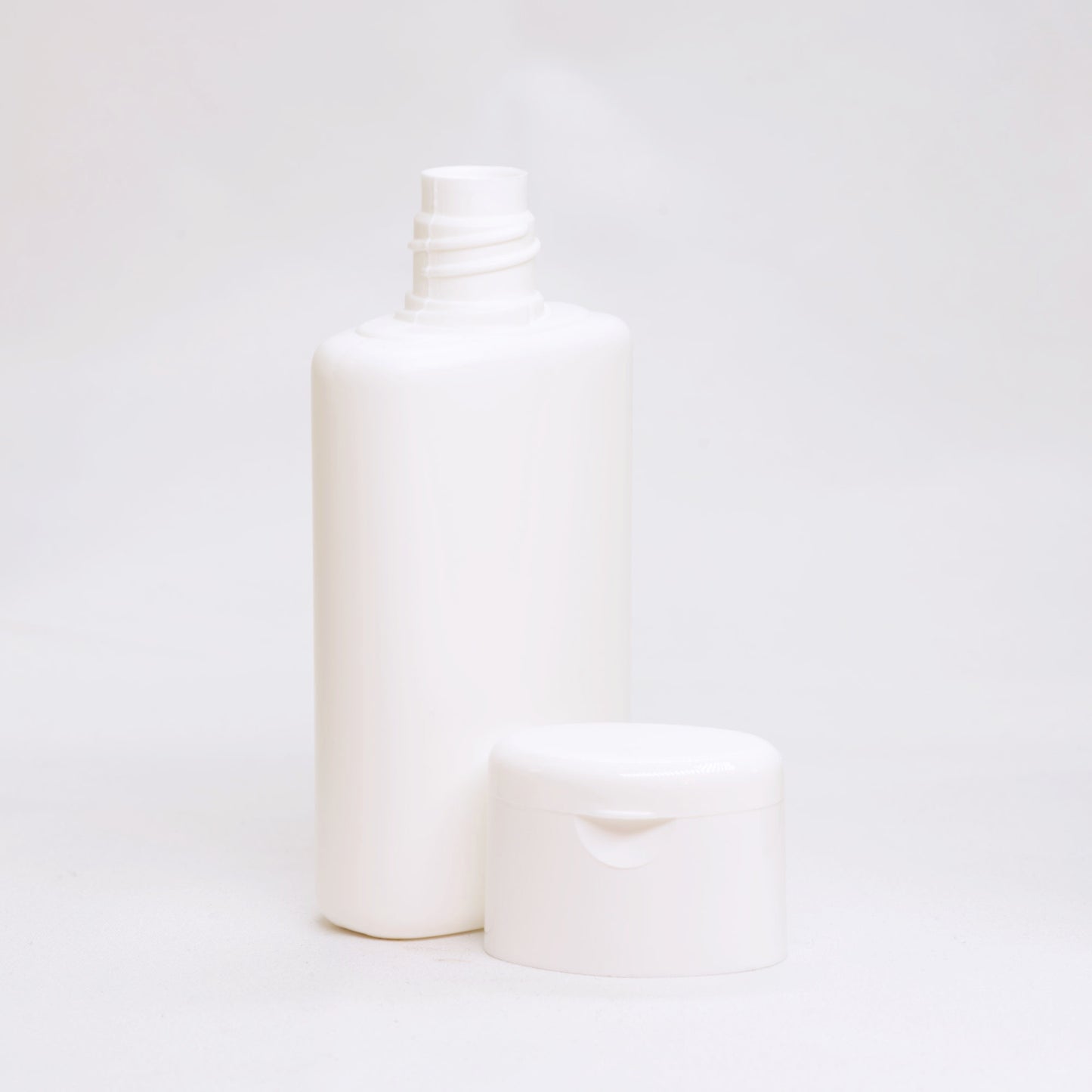 Ovalflasche PE weiss 100 ml