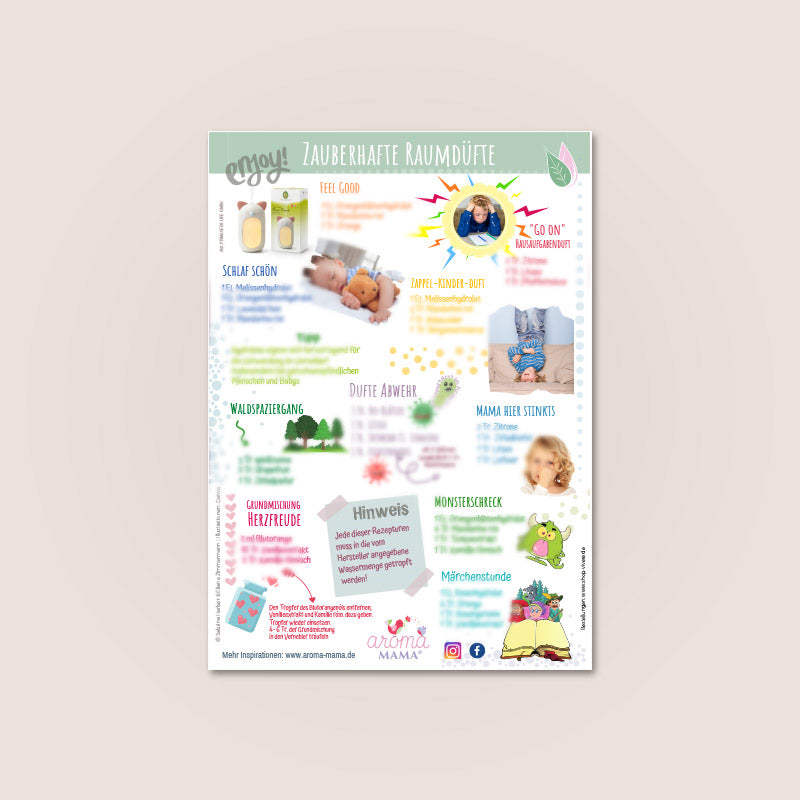 Poster A4 “Zauberhafte Raumdüfte”